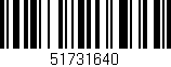 Código de barras (EAN, GTIN, SKU, ISBN): '51731640'