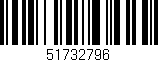 Código de barras (EAN, GTIN, SKU, ISBN): '51732796'