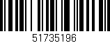 Código de barras (EAN, GTIN, SKU, ISBN): '51735196'