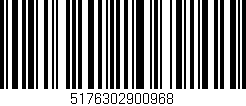 Código de barras (EAN, GTIN, SKU, ISBN): '5176302900968'