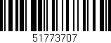 Código de barras (EAN, GTIN, SKU, ISBN): '51773707'