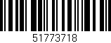 Código de barras (EAN, GTIN, SKU, ISBN): '51773718'