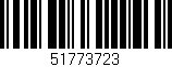 Código de barras (EAN, GTIN, SKU, ISBN): '51773723'