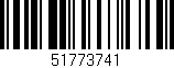 Código de barras (EAN, GTIN, SKU, ISBN): '51773741'