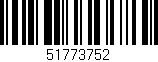 Código de barras (EAN, GTIN, SKU, ISBN): '51773752'