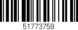 Código de barras (EAN, GTIN, SKU, ISBN): '51773758'