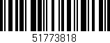 Código de barras (EAN, GTIN, SKU, ISBN): '51773818'