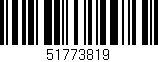 Código de barras (EAN, GTIN, SKU, ISBN): '51773819'