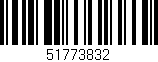 Código de barras (EAN, GTIN, SKU, ISBN): '51773832'