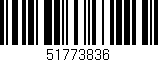 Código de barras (EAN, GTIN, SKU, ISBN): '51773836'