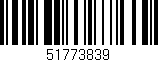 Código de barras (EAN, GTIN, SKU, ISBN): '51773839'