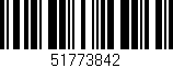 Código de barras (EAN, GTIN, SKU, ISBN): '51773842'