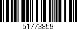 Código de barras (EAN, GTIN, SKU, ISBN): '51773859'