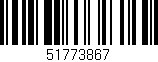 Código de barras (EAN, GTIN, SKU, ISBN): '51773867'