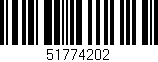 Código de barras (EAN, GTIN, SKU, ISBN): '51774202'