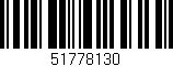 Código de barras (EAN, GTIN, SKU, ISBN): '51778130'