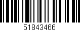 Código de barras (EAN, GTIN, SKU, ISBN): '51843466'