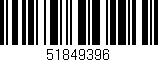 Código de barras (EAN, GTIN, SKU, ISBN): '51849396'