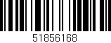 Código de barras (EAN, GTIN, SKU, ISBN): '51856168'