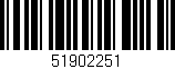 Código de barras (EAN, GTIN, SKU, ISBN): '51902251'