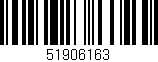 Código de barras (EAN, GTIN, SKU, ISBN): '51906163'