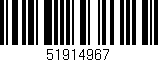 Código de barras (EAN, GTIN, SKU, ISBN): '51914967'