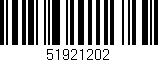 Código de barras (EAN, GTIN, SKU, ISBN): '51921202'