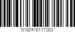 Código de barras (EAN, GTIN, SKU, ISBN): '5192416177263'