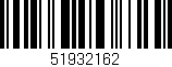 Código de barras (EAN, GTIN, SKU, ISBN): '51932162'