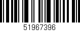 Código de barras (EAN, GTIN, SKU, ISBN): '51967396'