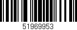 Código de barras (EAN, GTIN, SKU, ISBN): '51969953'