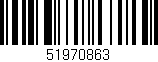 Código de barras (EAN, GTIN, SKU, ISBN): '51970863'