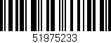 Código de barras (EAN, GTIN, SKU, ISBN): '51975233'