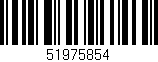 Código de barras (EAN, GTIN, SKU, ISBN): '51975854'