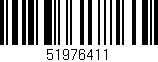 Código de barras (EAN, GTIN, SKU, ISBN): '51976411'