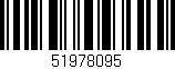 Código de barras (EAN, GTIN, SKU, ISBN): '51978095'