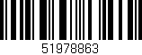 Código de barras (EAN, GTIN, SKU, ISBN): '51978863'