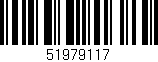 Código de barras (EAN, GTIN, SKU, ISBN): '51979117'