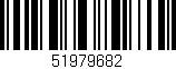 Código de barras (EAN, GTIN, SKU, ISBN): '51979682'