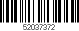 Código de barras (EAN, GTIN, SKU, ISBN): '52037372'