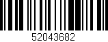 Código de barras (EAN, GTIN, SKU, ISBN): '52043682'