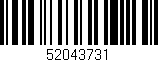 Código de barras (EAN, GTIN, SKU, ISBN): '52043731'