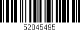 Código de barras (EAN, GTIN, SKU, ISBN): '52045495'