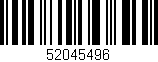 Código de barras (EAN, GTIN, SKU, ISBN): '52045496'
