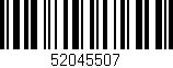 Código de barras (EAN, GTIN, SKU, ISBN): '52045507'