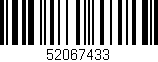 Código de barras (EAN, GTIN, SKU, ISBN): '52067433'