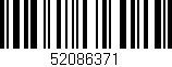 Código de barras (EAN, GTIN, SKU, ISBN): '52086371'