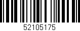 Código de barras (EAN, GTIN, SKU, ISBN): '52105175'