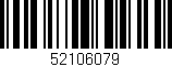 Código de barras (EAN, GTIN, SKU, ISBN): '52106079'