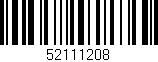 Código de barras (EAN, GTIN, SKU, ISBN): '52111208'